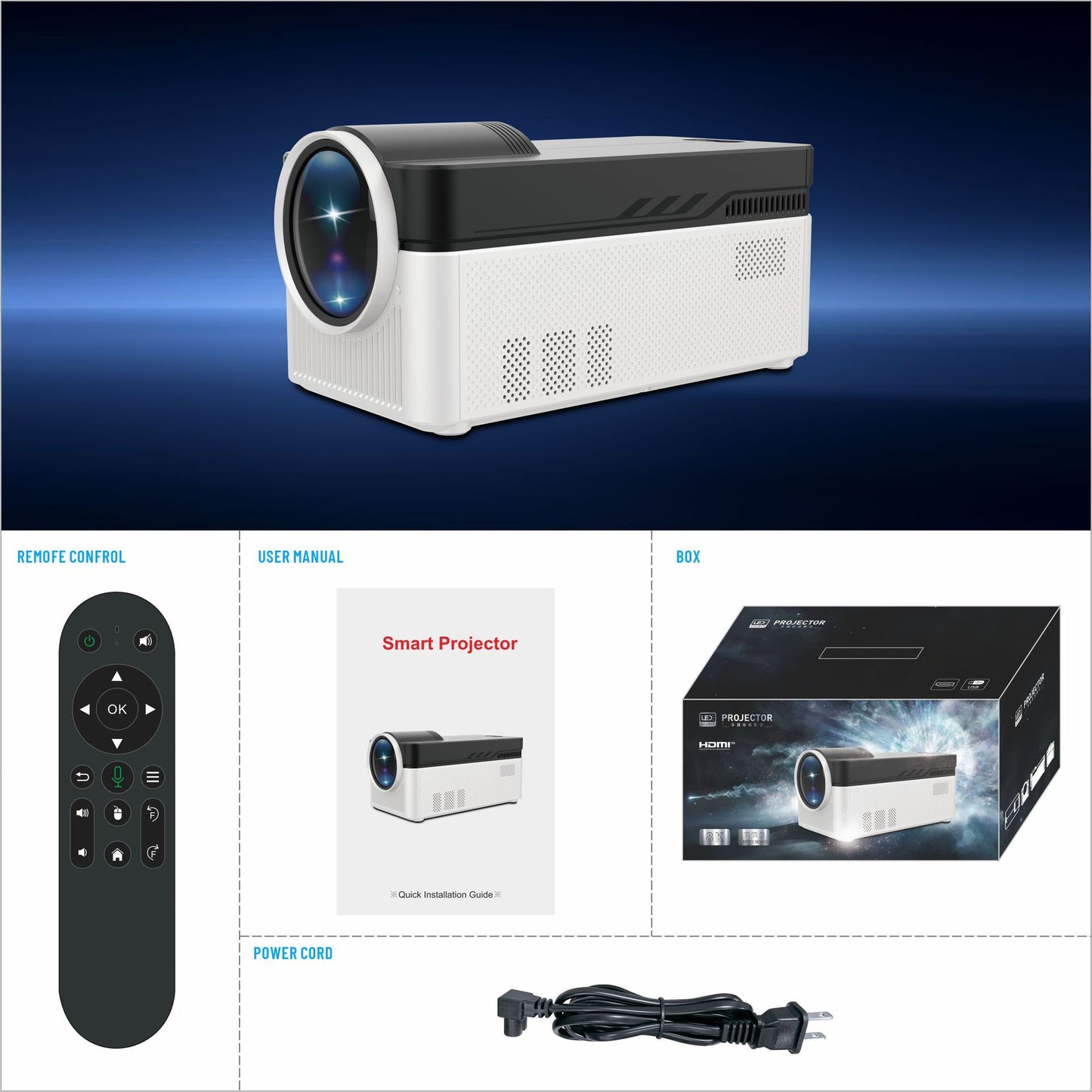 HY450 Portable Home Projector